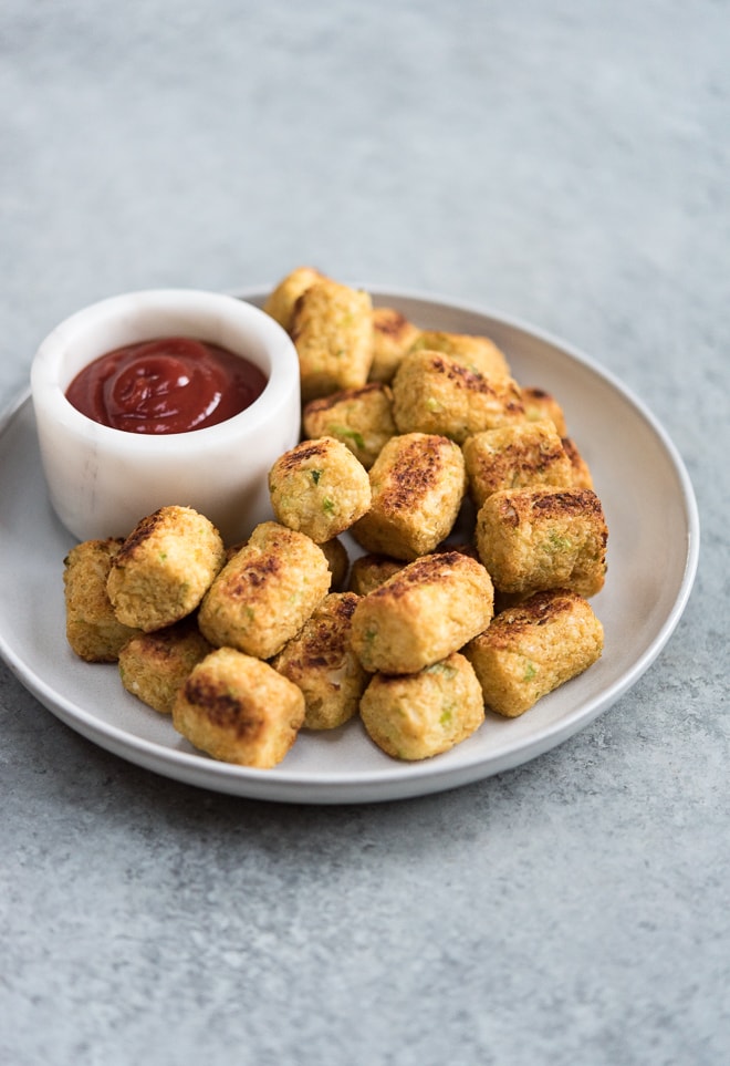 Air Fryer Cauliflower Tator Tots