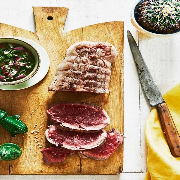 Sirloin Steak with Chimichurri Sauce