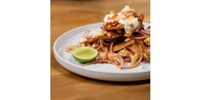 Chilaquiles with Shredded Chicken