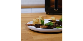 Sichuan Spiced Lamb Rack Chops with Air-Fried Artichoke Hearts